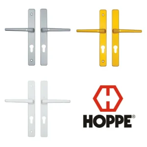 Ferco Door Handle Hoppe Upvc 70mm - 200mm Fixings 243mm Plate Size