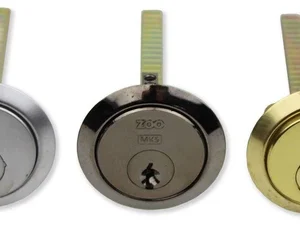 Replacement Rim Cylinder Door Lock Brass, Silver & Black Fits Yale Style Locks