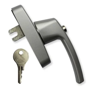 Genuine Roto Alu500 Aluminium Tilt Turn Window Handle Fork Drive Silver