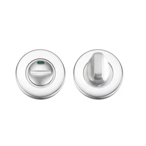 Push On Rose Disabled Bathroom Lock Turn & Release With Red and Green Indicator