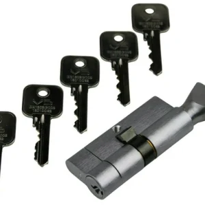 Thumb Turn Cylinder Euro Profile Barrel Door Lock UPVC Anti Pick Anti Snap